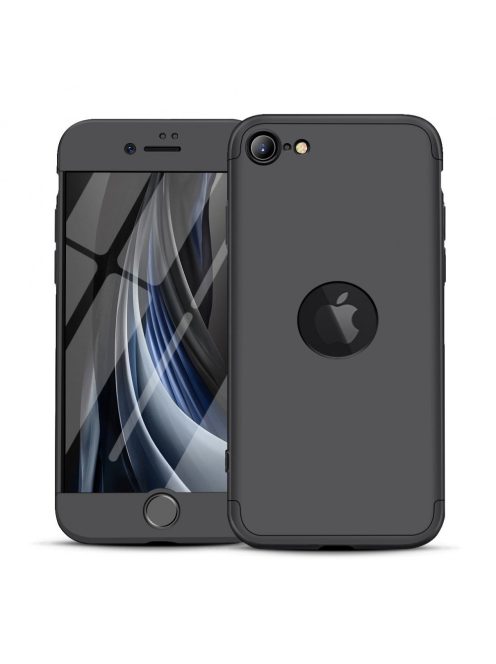 R-PROTECT iPhone SE 2020 GKK Tok 360 Előlap-Hátlapi Védelemmel Full Body Protection Fekete