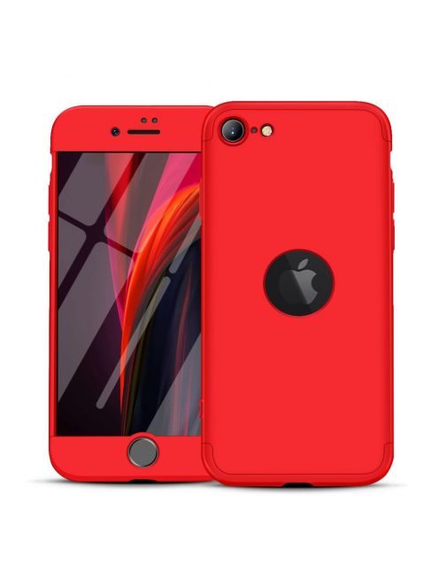 R-PROTECT iPhone SE 2020 GKK Tok 360 Előlap-Hátlapi Védelemmel Full Body Protection Piros