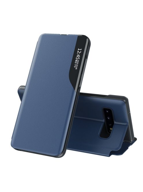 R-PROTECT Samsung Galaxy S10+ (S10 Plus) Notesz Tok ECO VIEW Elegant BookCase Kék