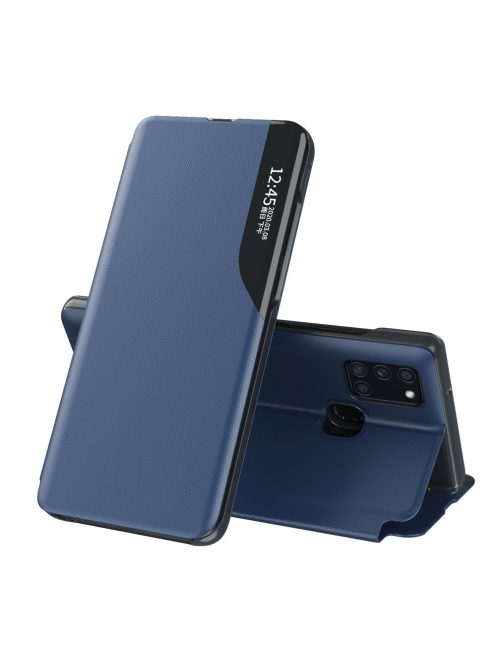 R-PROTECT Samsung Galaxy A21S Notesz Tok ECO VIEW Elegant BookCase Kék