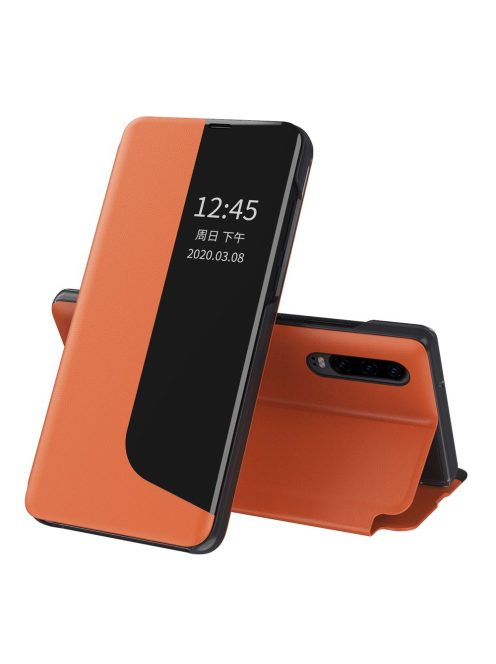 R-PROTECT Huawei P30 Notesz Tok ECO VIEW Elegant BookCase Narancssárga