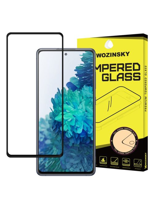 Samsung Galaxy S20 FE Üvegfólia 3D FullSize, Tokbarát, Hajlított, Extra Erős Wozinsky Tempered Glass
