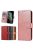 R-PROTECT iPhone 12 mini Notesz Tok Elegant Magnet Kitámasztható Kártyatartóval Rózsaszín