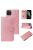 R-PROTECT iPhone 11 Pro Max Notesz Tok Elegant Magnet Kitámasztható Kártyatartóval Rózsaszín