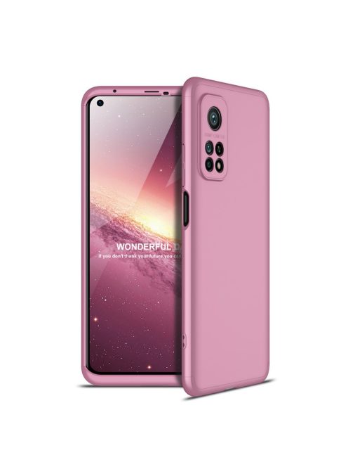R-PROTECT Xiaomi Mi 10T Pro / Xiaomi Mi 10T GKK Tok 360 Előlap-Hátlapi Védelemmel Full Body Protection Pink