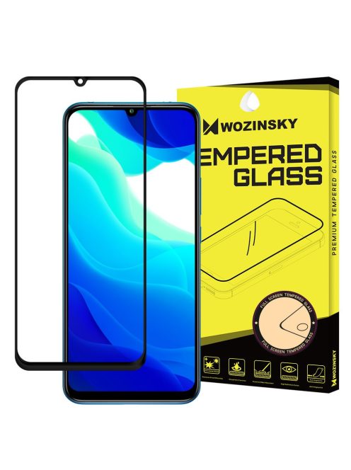Xiaomi Mi 10T Lite Üvegfólia 3D FullSize, Tokbarát, Hajlított, Extra Erős Wozinsky Tempered Glass