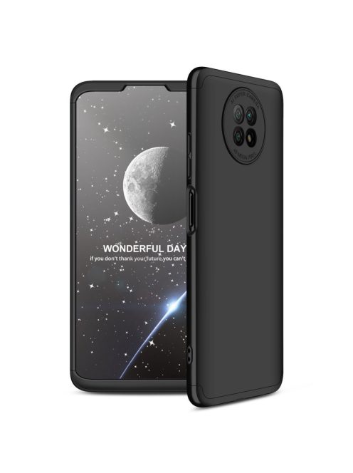 R-PROTECT Xiaomi Redmi Note 9T 5G GKK Tok 360 Előlap-Hátlapi Védelemmel Full Body Protection Fekete