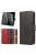 R-PROTECT OnePlus 8 Notesz Tok Elegant Magnet Kitámasztható Kártyatartóval Fekete