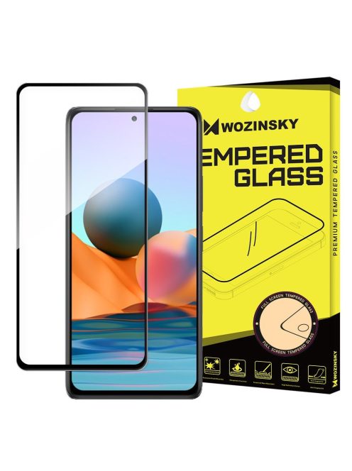 Xiaomi Mi 11i / Poco F3 Üvegfólia 3D FullSize, Tokbarát, Hajlított, Extra Erős Wozinsky Tempered Glass