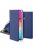 Samsung Galaxy A51 Notesz Tok Flip Magnet Kártyatartóval Kék