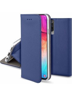   Huawei P Smart PRO 2019 Notesz Tok Flip Magnet Kártyatartóval Kék